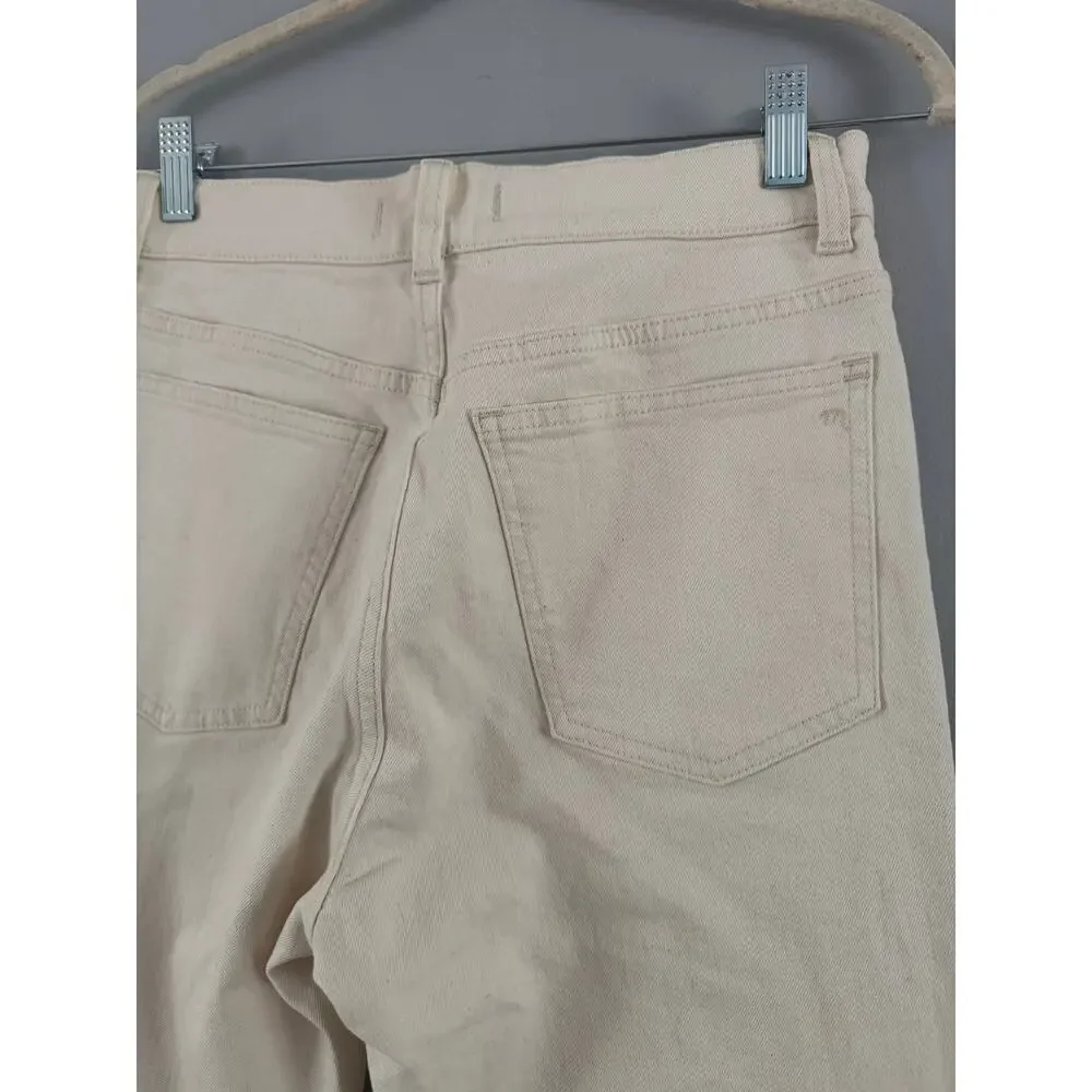 NWD Madewell The Longline Straight Leg Jeans Vintage Canvas Womens 27